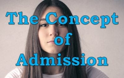 The Concept of Admission