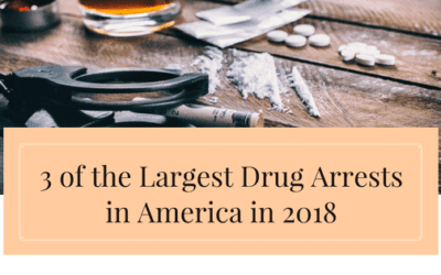 3 of the Largest Drug Arrests in America in 2018